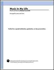 Music In My Life Unison choral sheet music cover Thumbnail